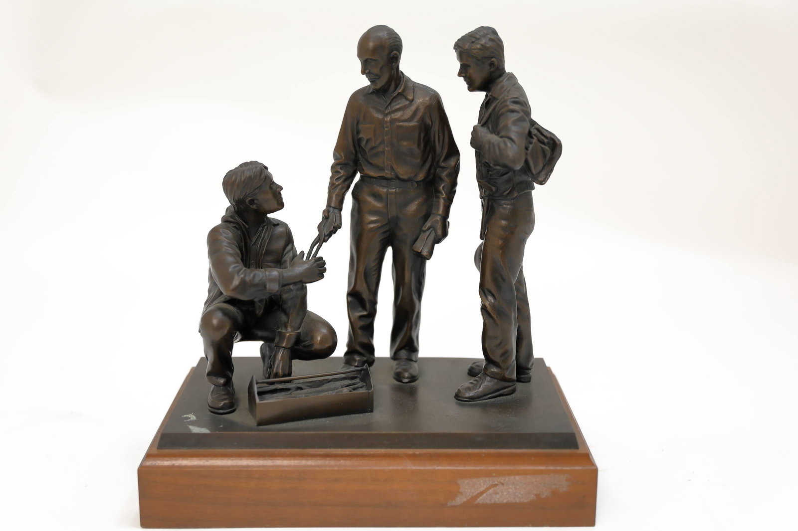 Joseph Kinkel WPA Bronze Sculpture Metal Workers (1 of 8)
