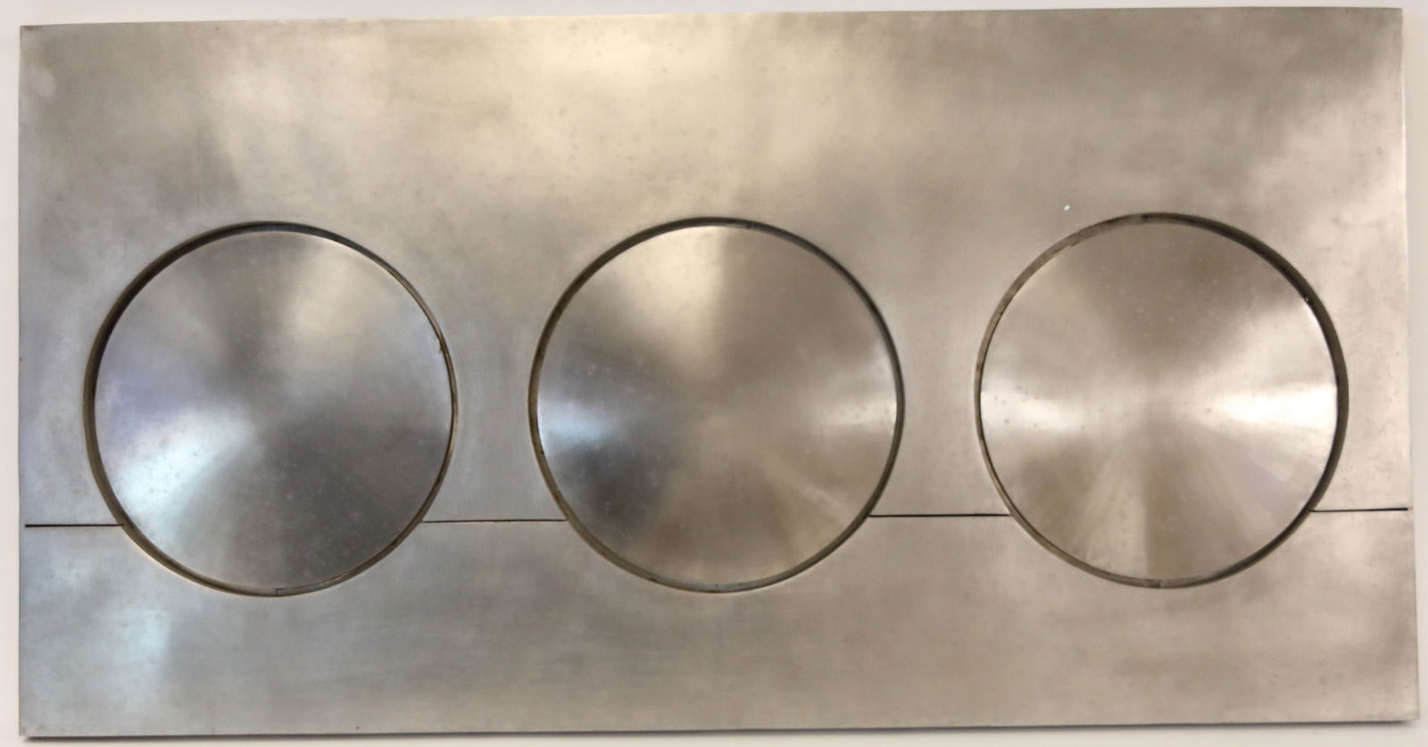 David Stoltz (USA b1943) "Three Circles" Plaque (1 of 5)