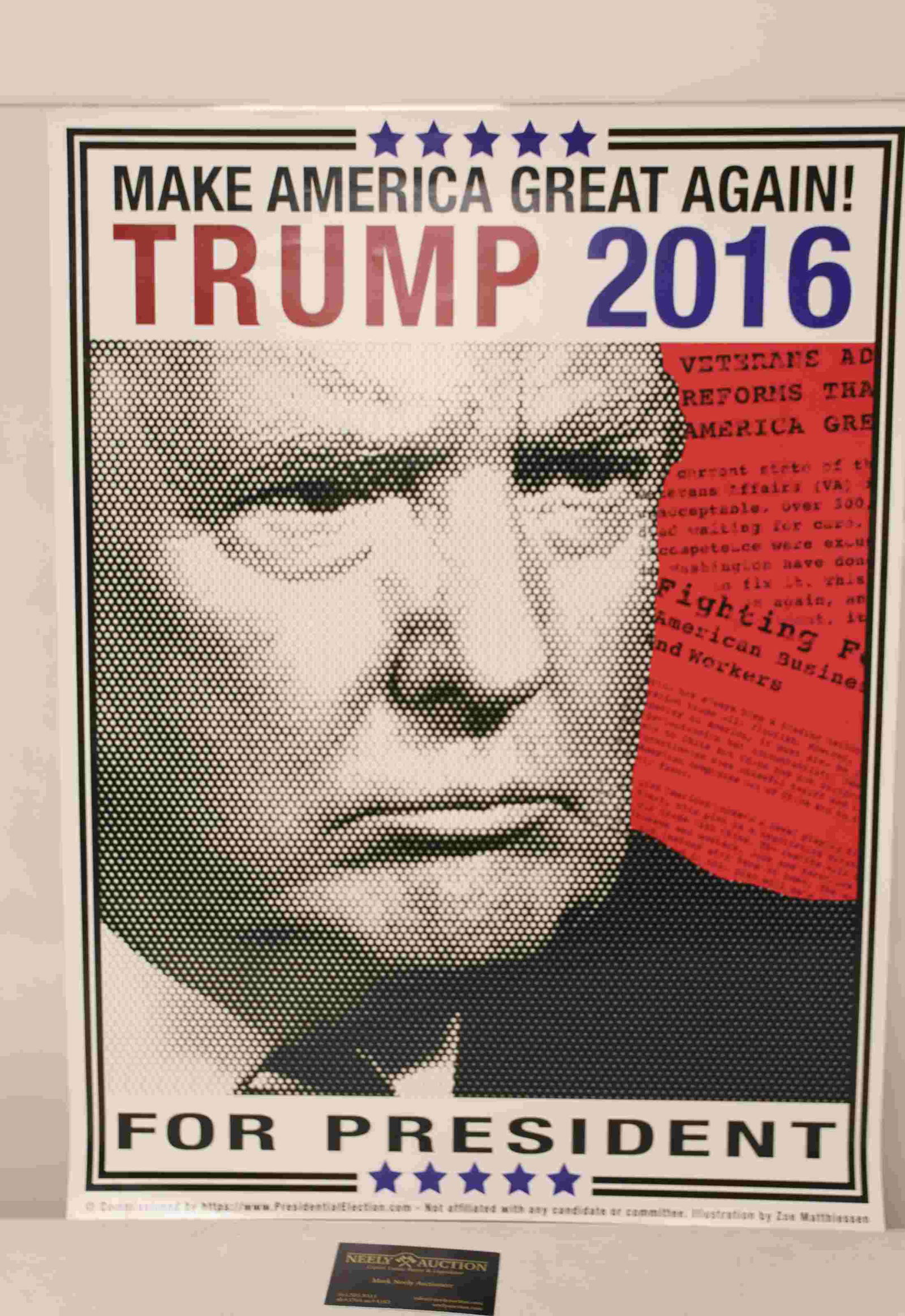 Trump Presidential Campaign Poster 2016 (1 of 3)