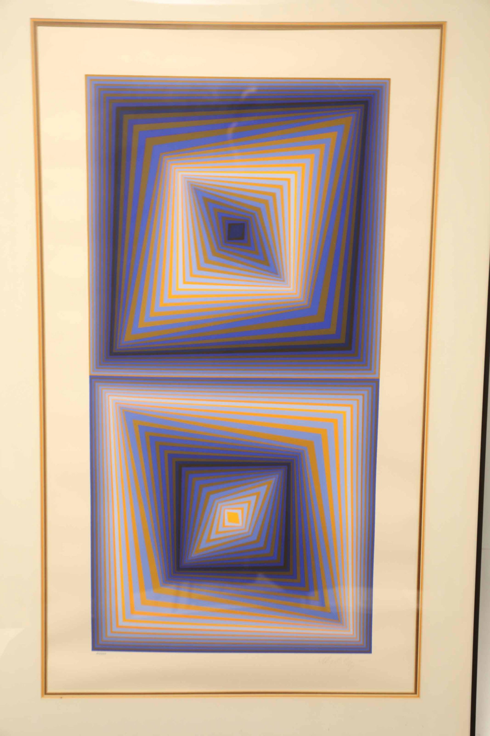 Victor Vasarely (1906-1997) Op Art Serigraph (1 of 8)