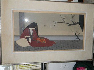 Will Barnet, "Madame Butterfly" litho 148/300: Will Barnet, "Madame Butterfly" litho 148/300. 35" x 19"