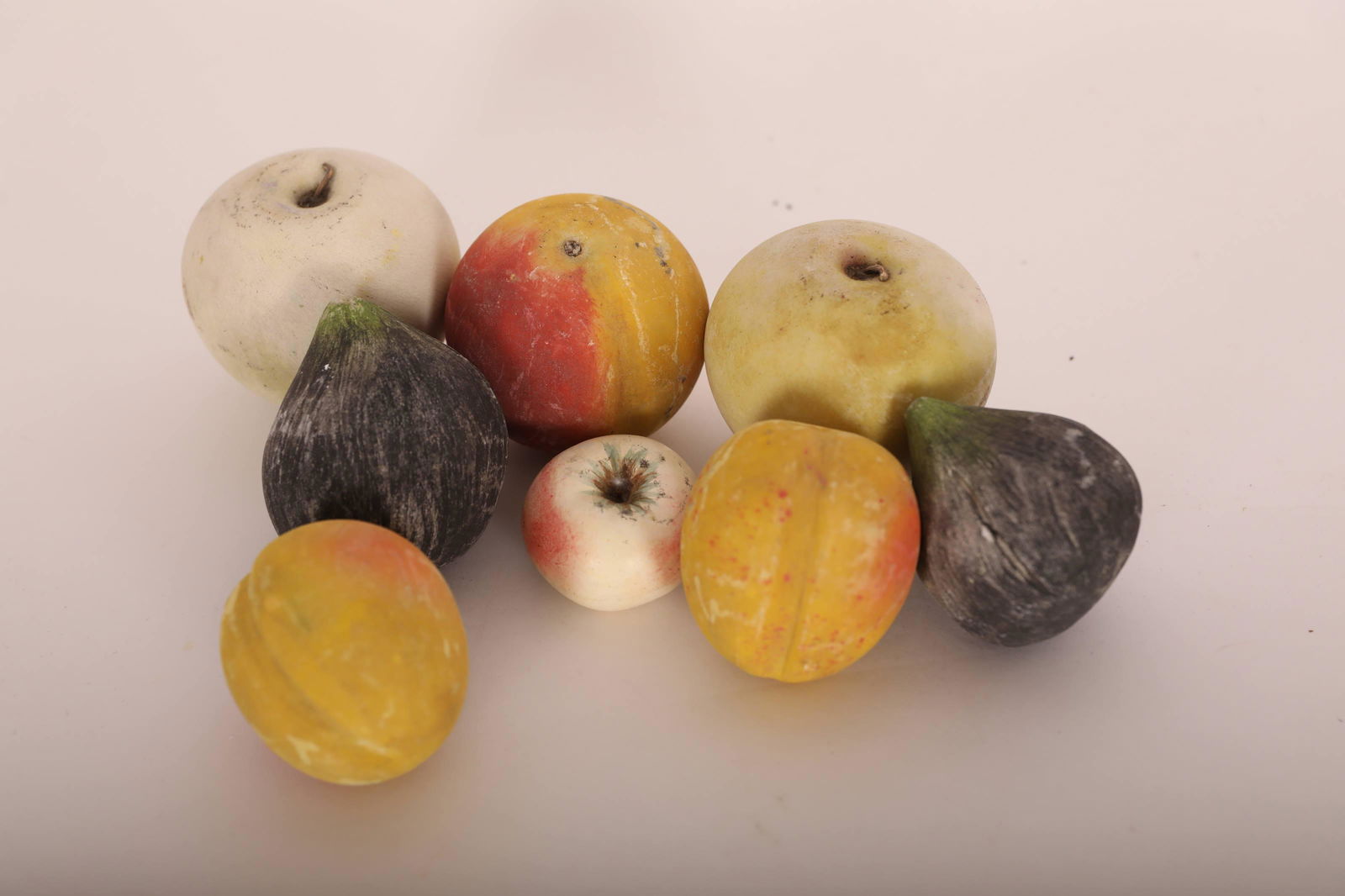 Vintage Italian Life Size Carved Alabaster Fruit (1 of 4)