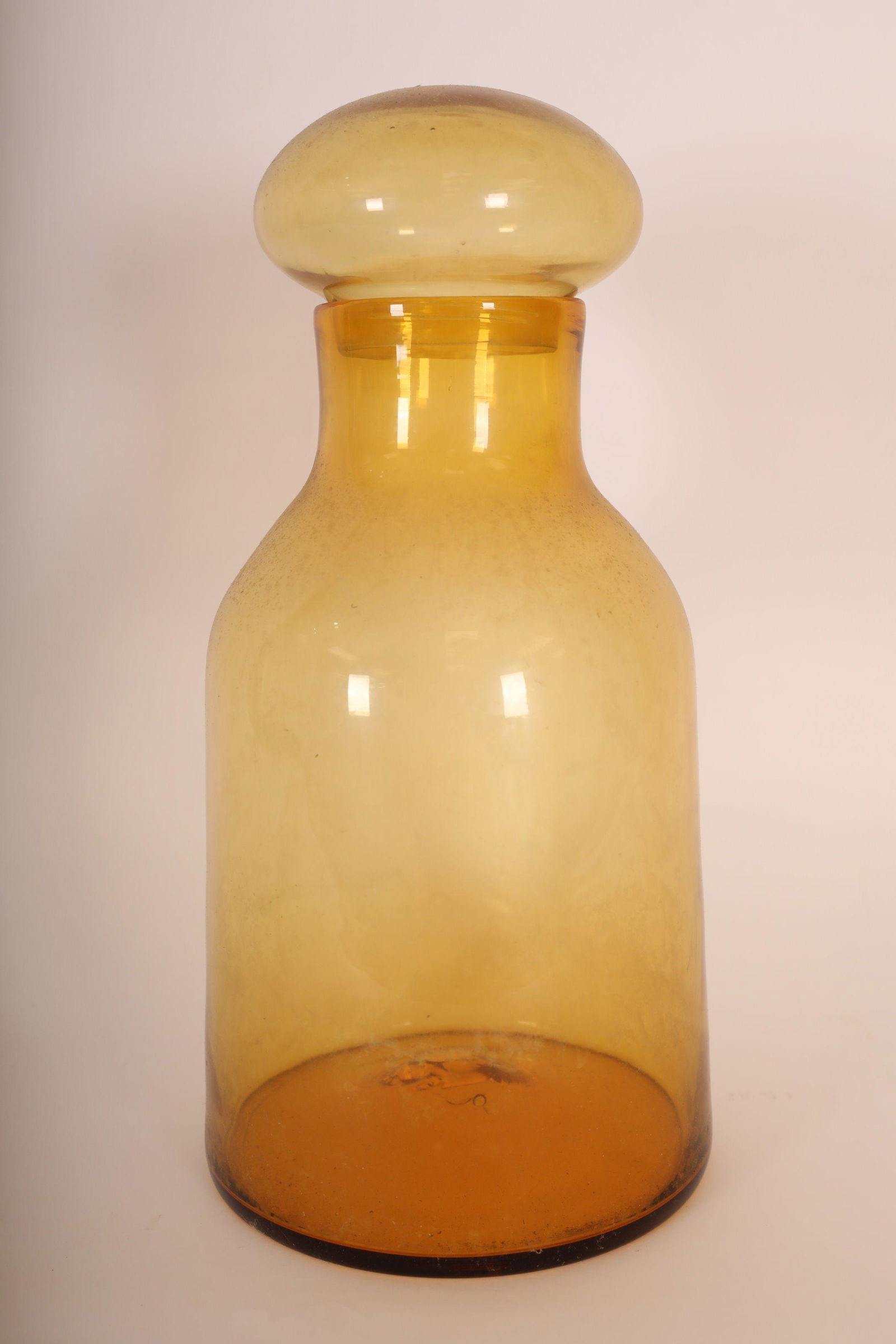 Large Blenko Blown Glass Stoppered Vase (1 of 7)