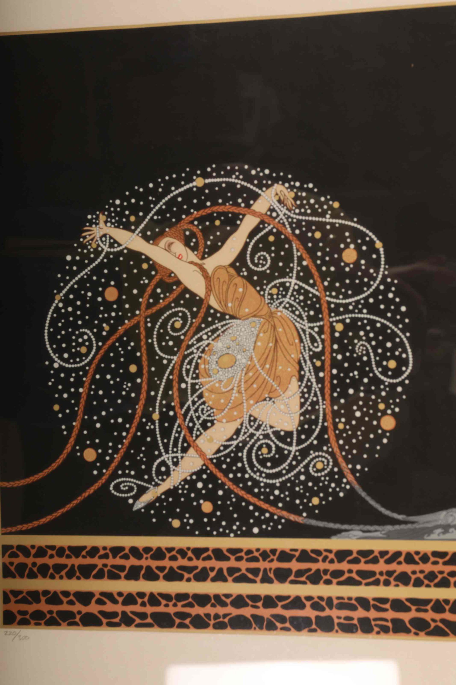 Erte Serigraph "Ondee" Dancing F Signed & #220/300 (1 of 7)