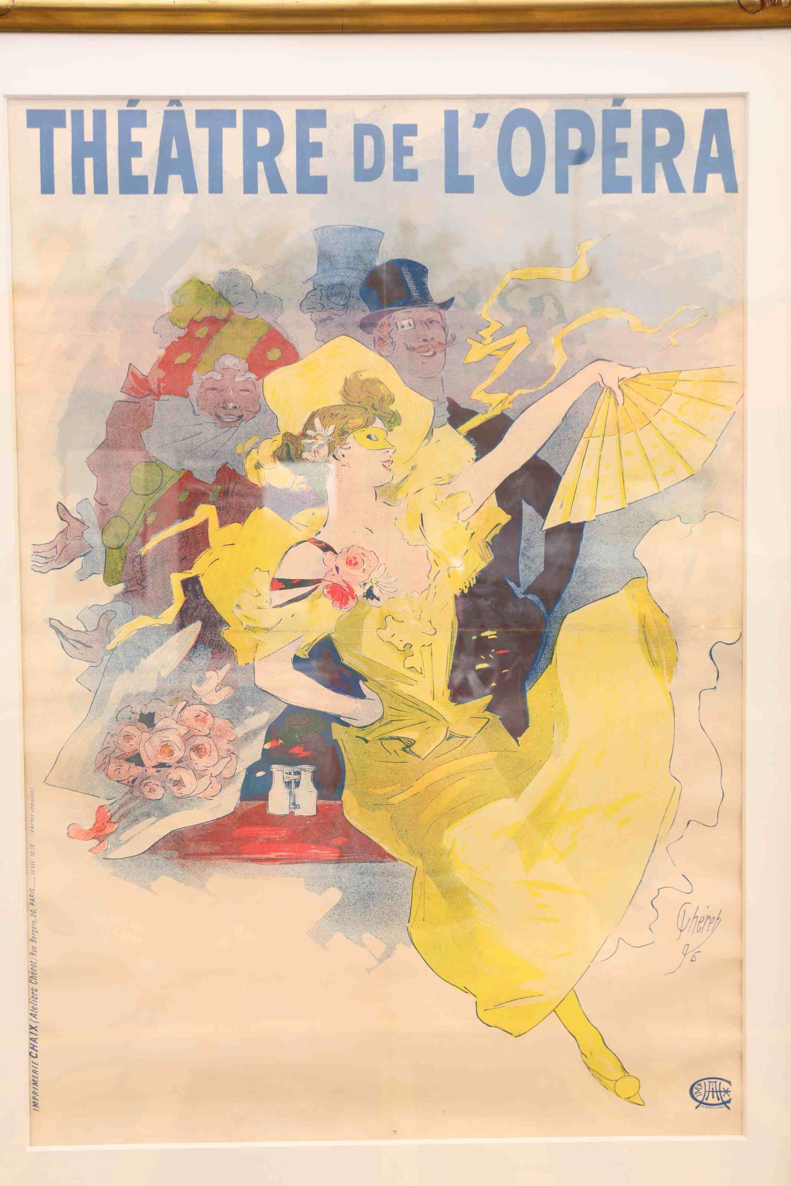 Jules Cheret Poster "Theatre de L'opera" 1896 (1 of 10)