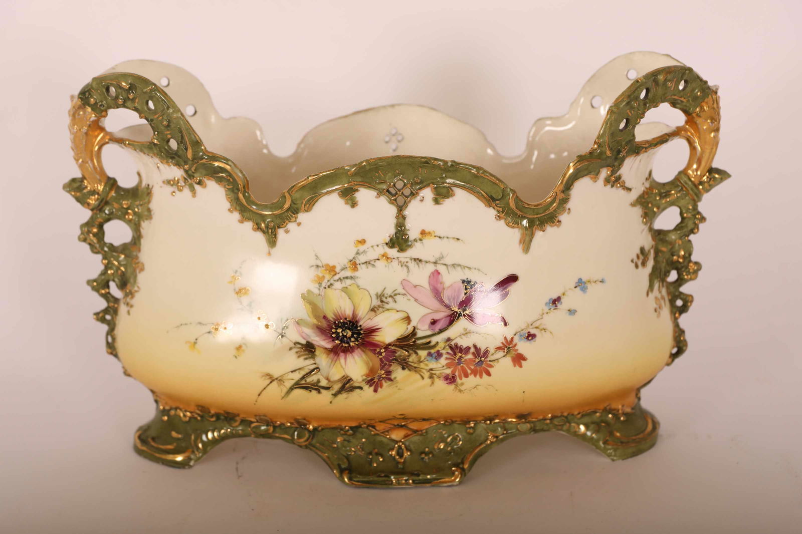 German Porcelain Double Handled Centerpiece Dish (1 of 12)