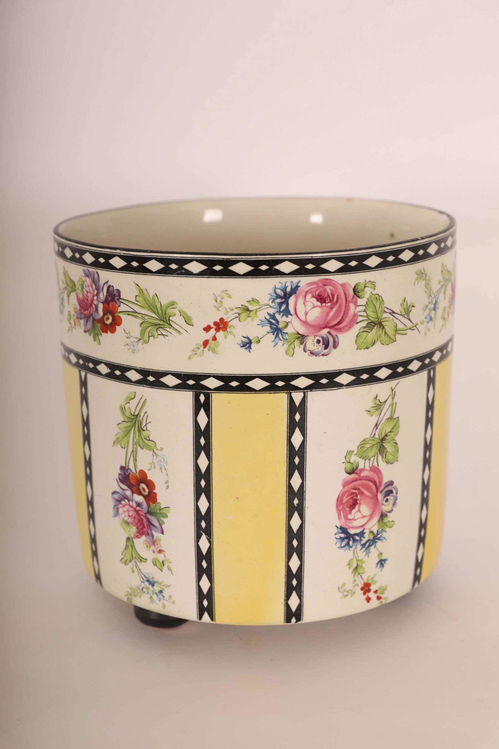 19th C. Dresden Hand Painted Porcelain JardiniÃ¨re (1 of 12)