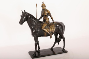 Rudolf Kaesbach (1873 1955) Bronze Statue Amazon