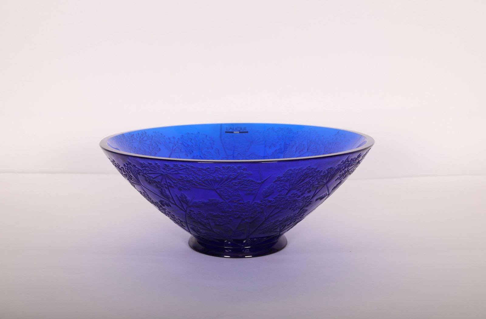 Lalique France Crystal "Coupe Ombelles Lapis" (1 of 20)