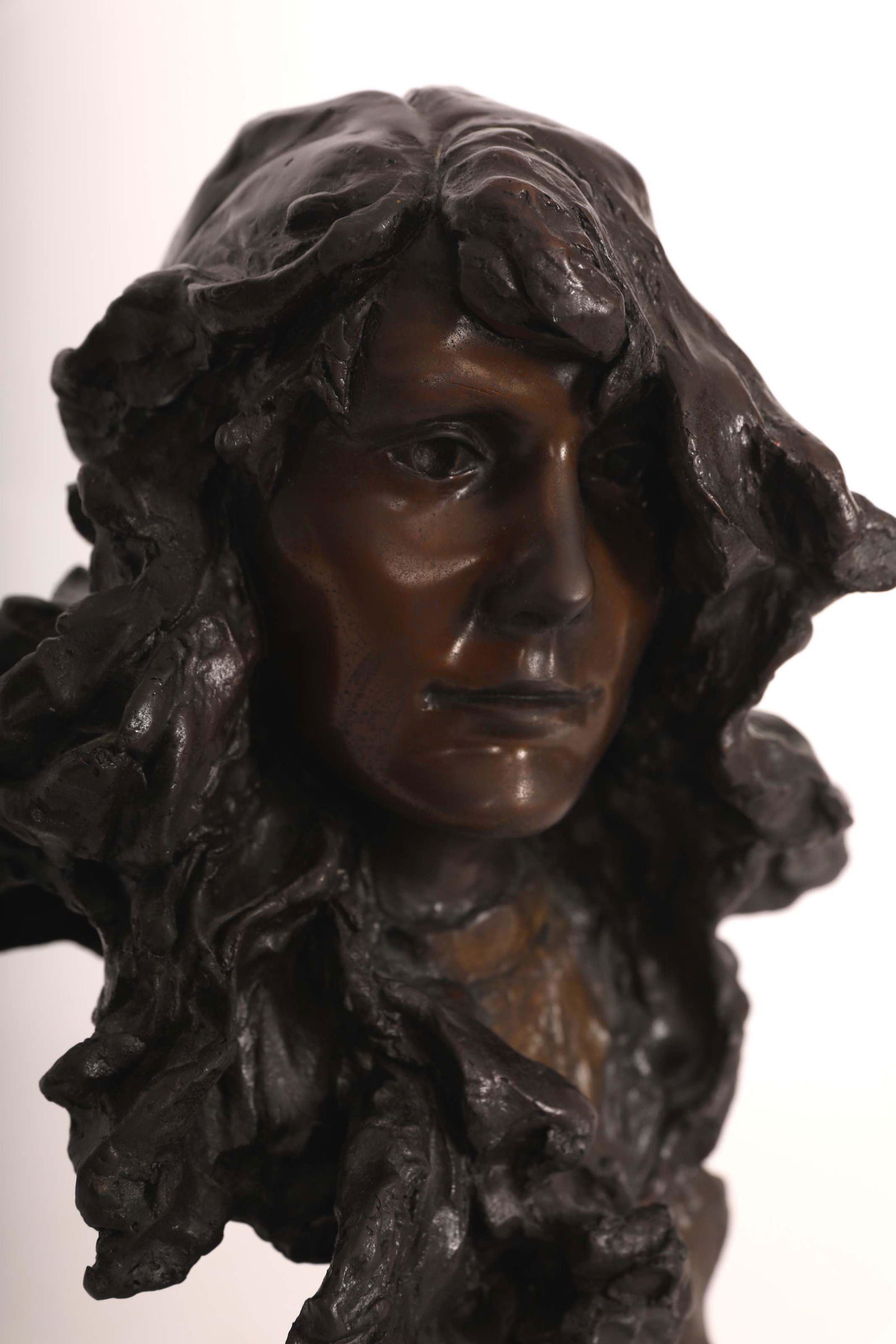 George W. Lundeen Bronze Bust of Male 7/12, 1978 (1 of 20)