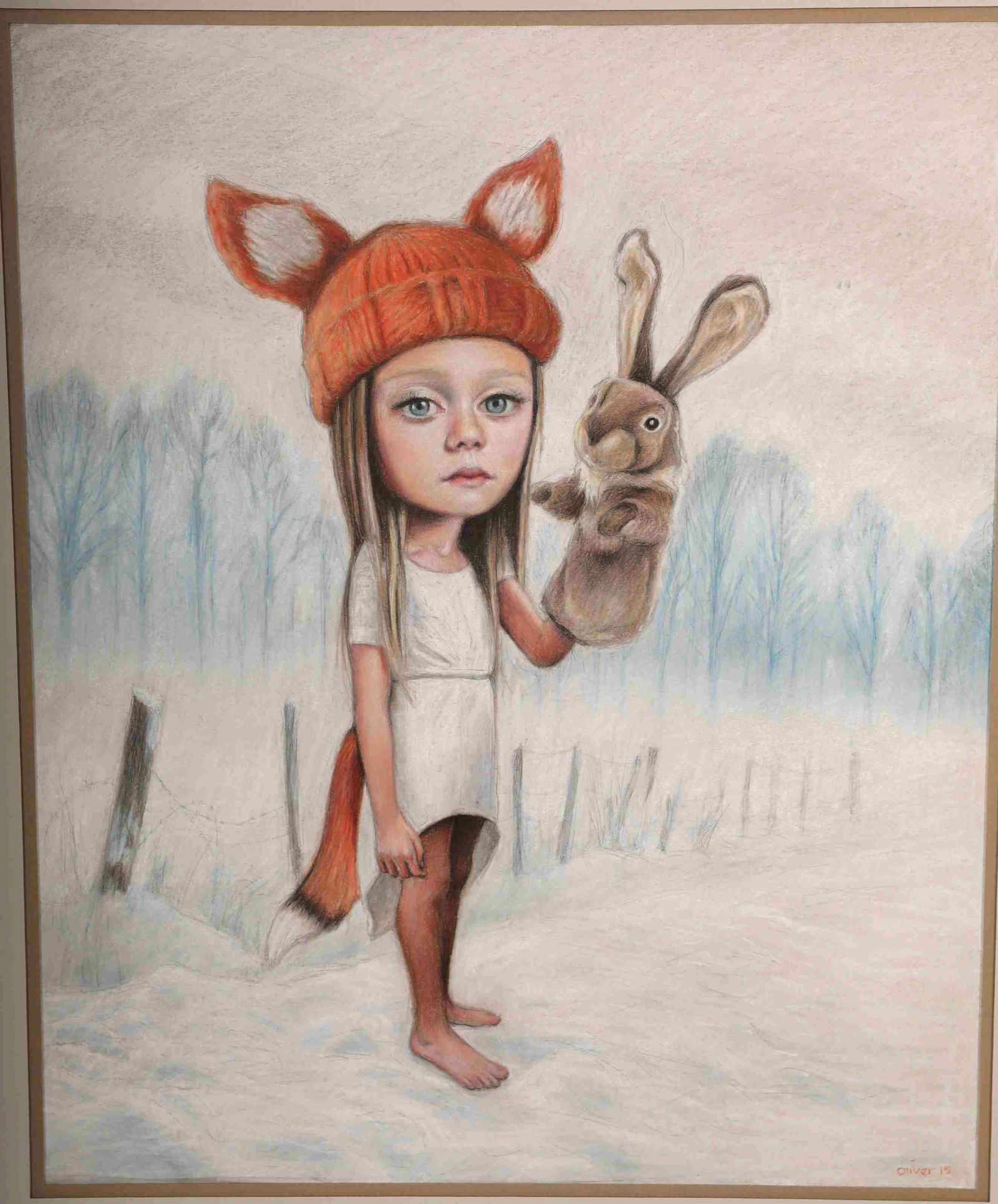 Richard J. Oliver "Symbiosis" Pencil on Paper 2015 (1 of 17)