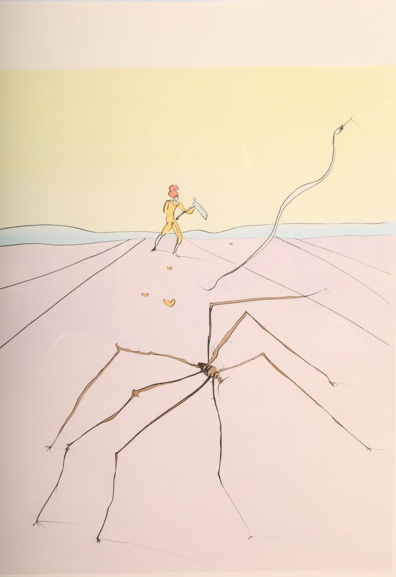 Dali Lithograph "Kumo (Weaver Spider)" 1976 #13/25 (1 of 9)