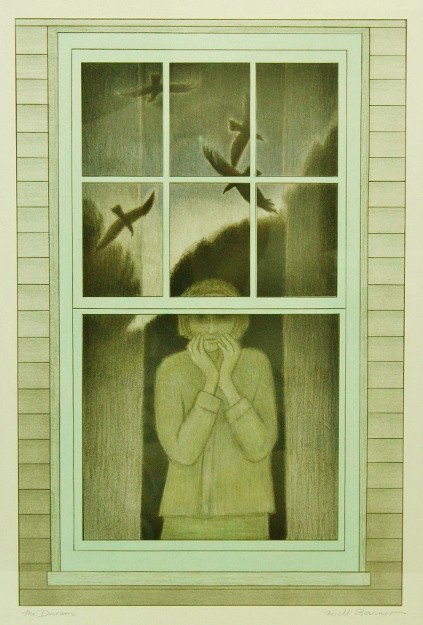 Will Barnet Lithograph "The Dream": Color lithograph by artist Will Barnet. The Print Club of Cleveland Publication #81, 2003. Pencil signed and titled by the artist. Dimensions: 19" x 28" Style/Time Period: Modern (2003) Artists: Will 