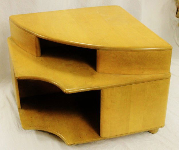 Haywood Wakefield Maple Corner End Table