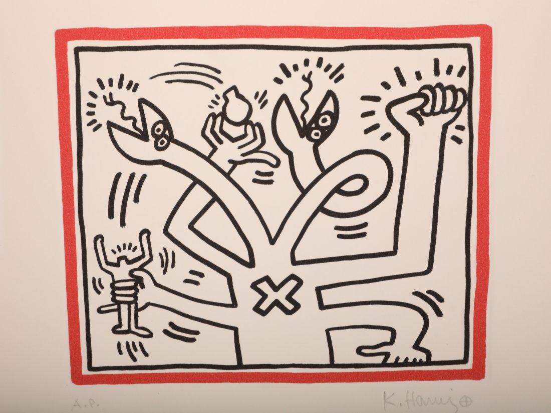 Keith Haring Untitled Artist Proof, 1989 (1 of 8)