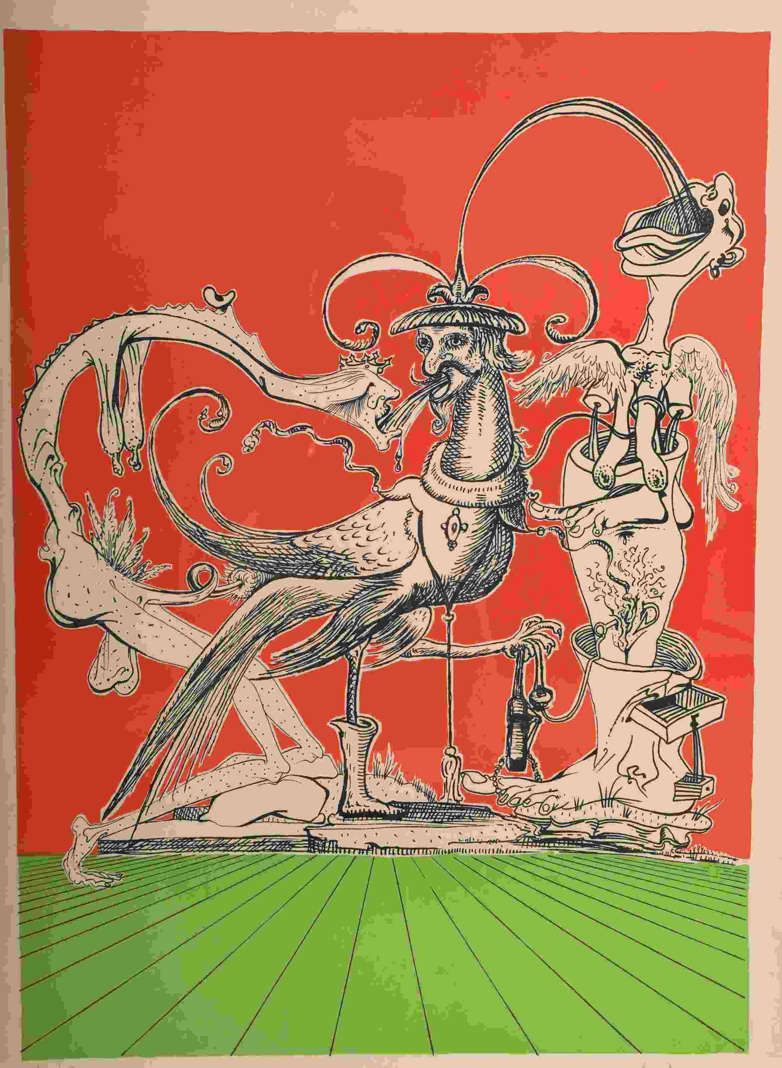 Dali Litho "Songes Drolatiques de Pantagruel (H)" (1 of 13)