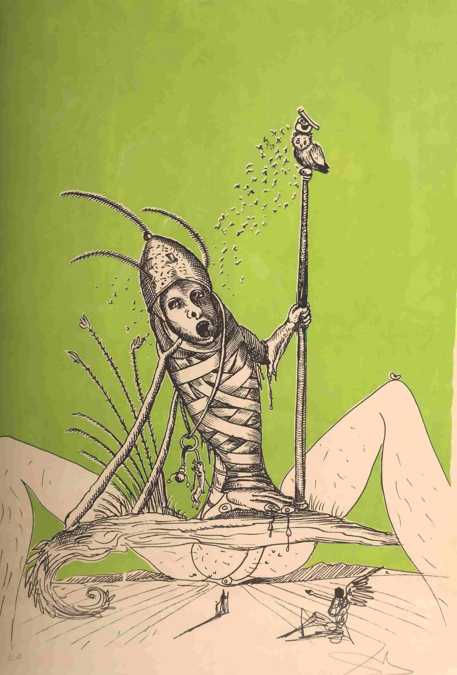 Dali Litho "Songes Drolatiques de Pantagruel (O)" (1 of 9)