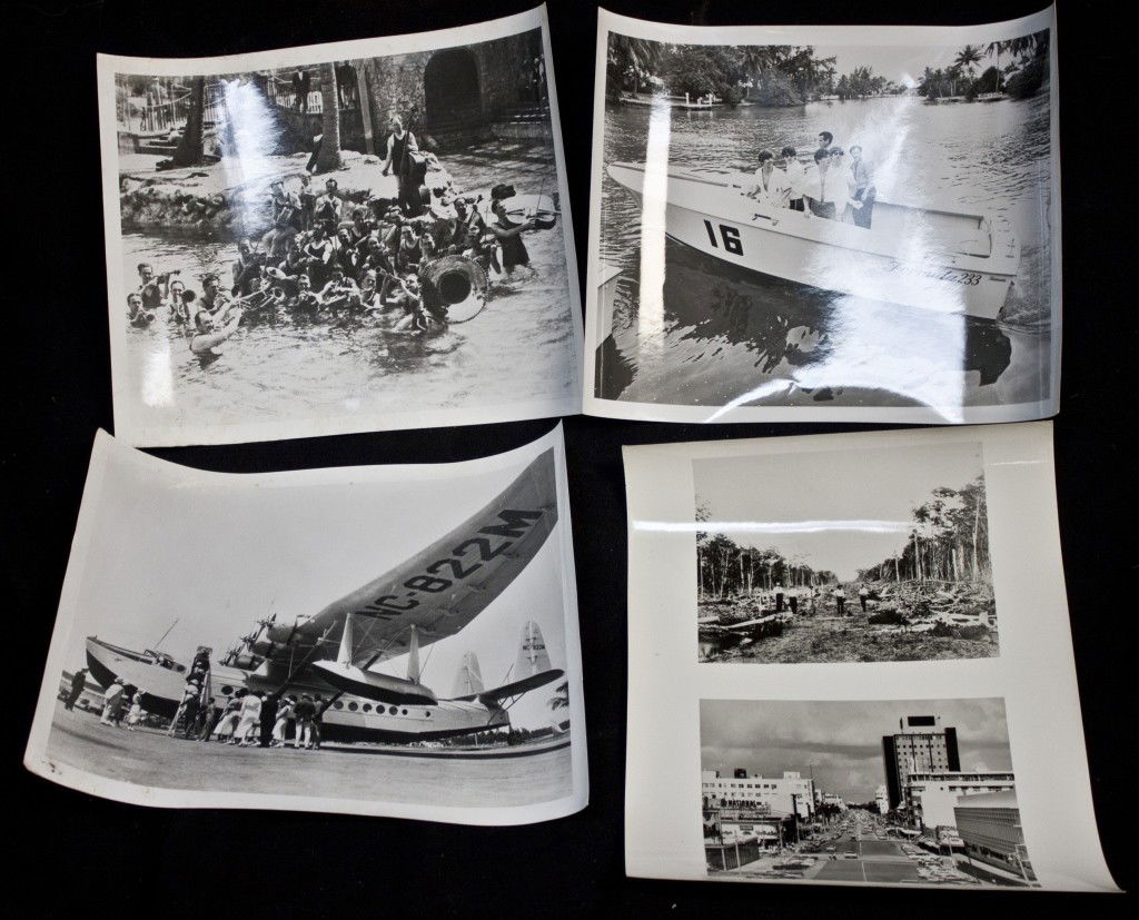 6 1950's and 1960's Retro Photos Of Miami, Florida: Original Photographs Printed In The 60's. The Beatles In Key Biscayne During The Florida Leg Of Their American Tour; Early Photographs Taken In The Pool Of The Biltmore Resort In Coral Gables; Early B