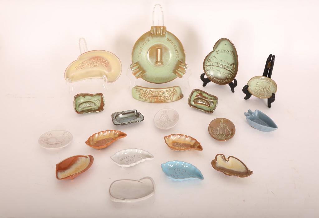 19 Pc Vntg Frankoma Pottery Greeting & Christmas (1 of 14)