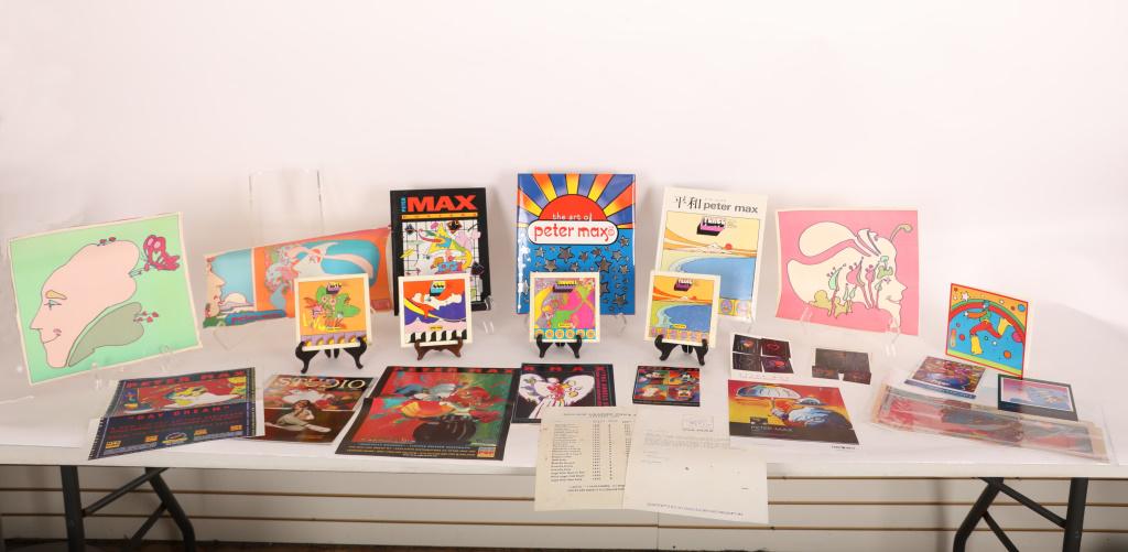 26Pc Peter Max Books, Postcards, Posters &Magazine (1 of 20)