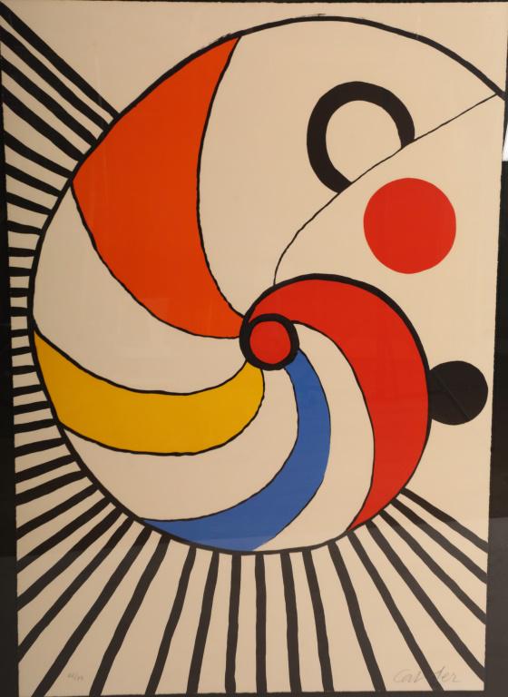 Alexander Calder Sgnd Litho "Spirale Multicolore" (1 of 6)