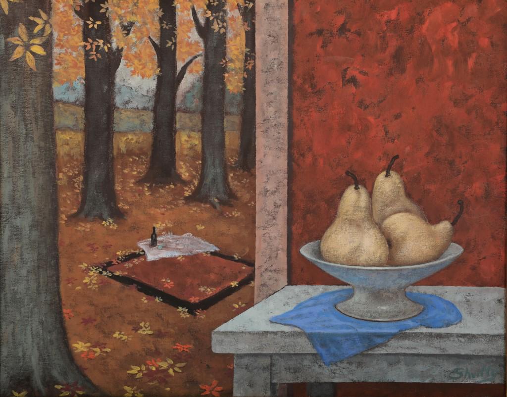Albert Shvilly Oil on Canvas "Pears" Still Life (1 of 5)