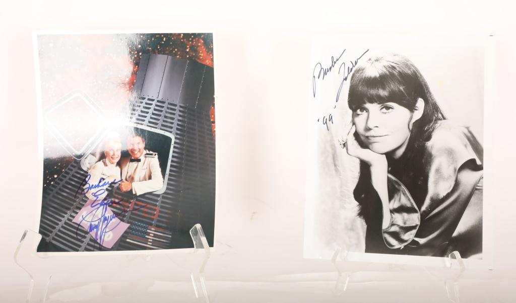 2 Pc Dream of Jeanie & Barbara Feldon Autographs (1 of 6)