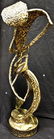 44: Brutalist Modern Bronze Abstract Freeform Sculpture