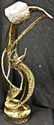 44: Brutalist Modern Bronze Abstract Freeform Sculpture - 3