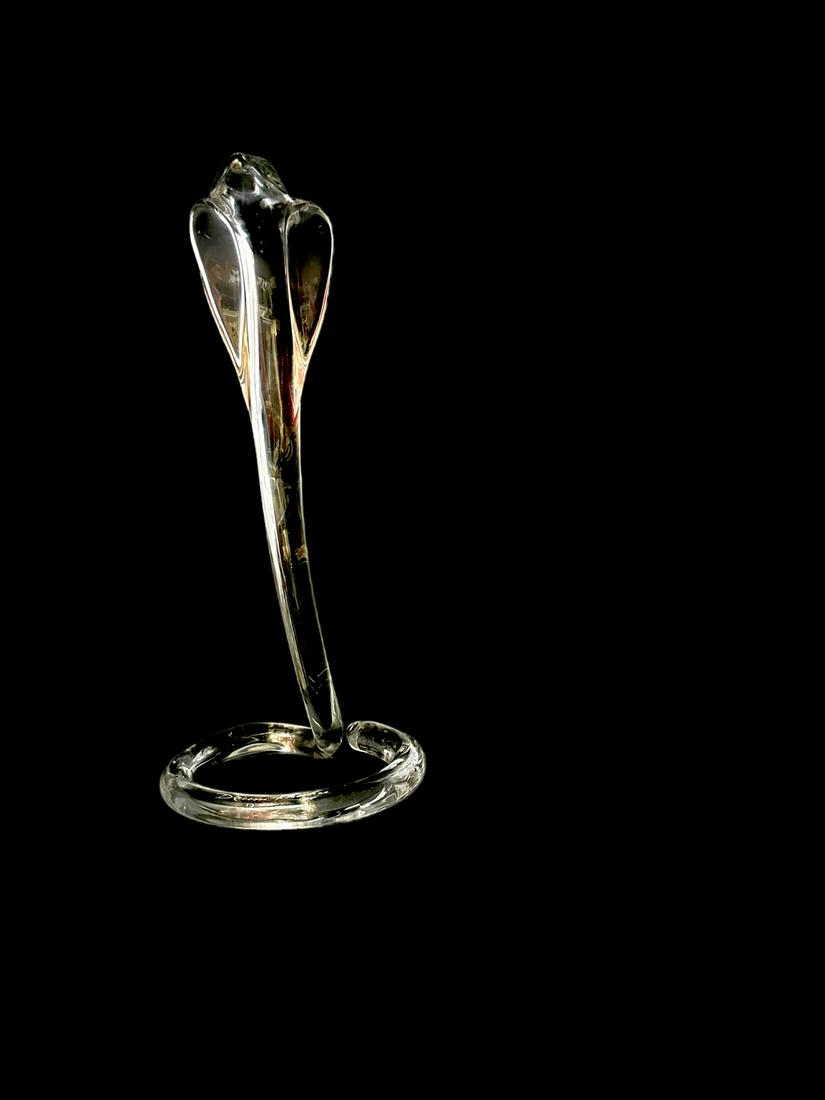 Daum Crystal Cobra Signed Daum France (1 of 5)