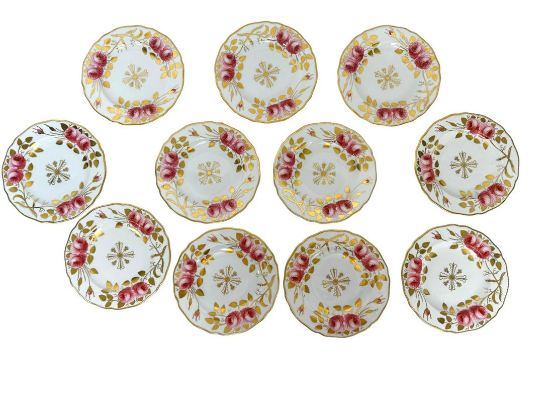 12pc Antq Spode Copeland's China Lunch Plates (1 of 7)