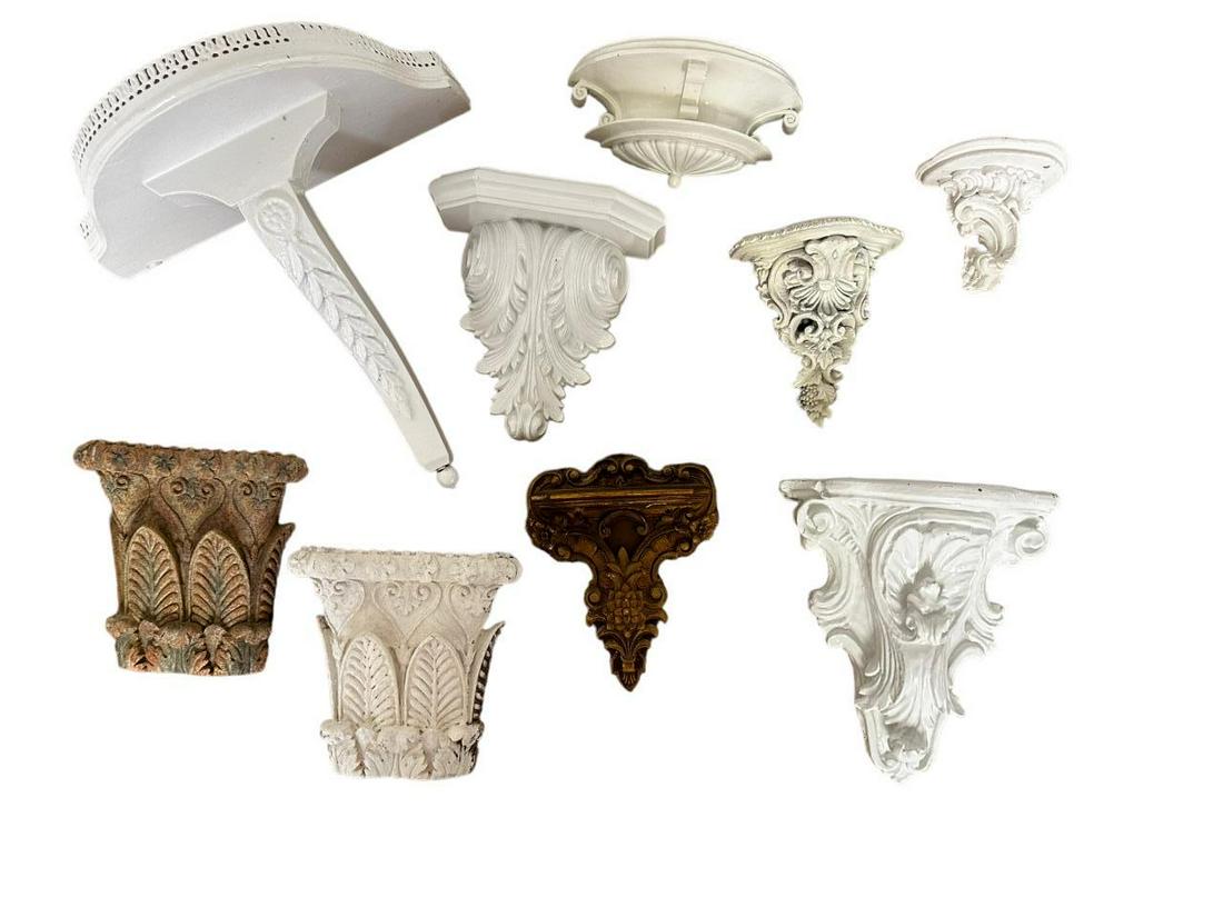 9pc Lot of Composite Wall Shelves (1 of 10)