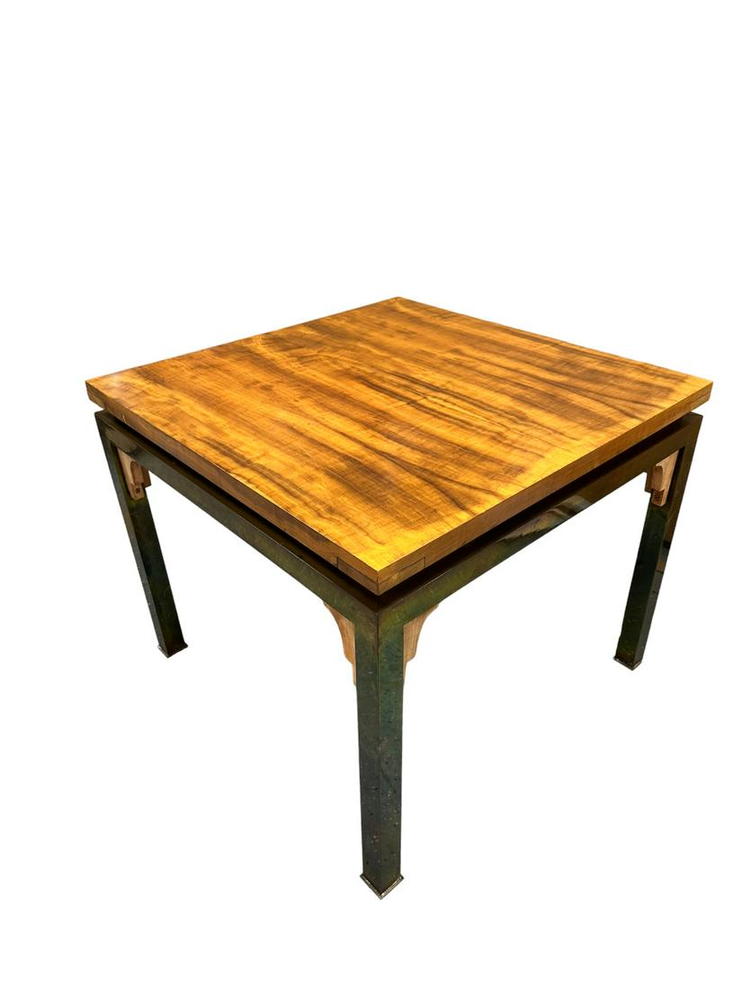 Mastercraft Chinese Chippendale Brass & Wood Table (1 of 7)