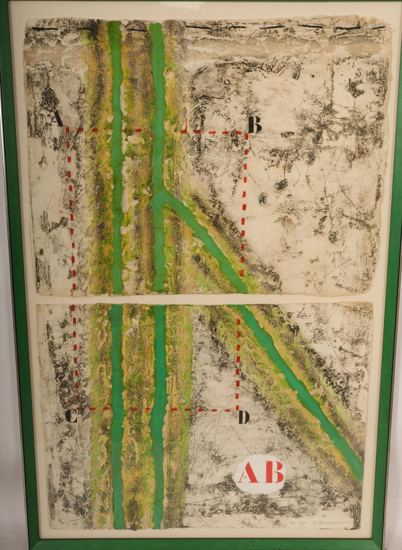 James Coignard Carborundum Engraving Diptych 3/10 (1 of 10)