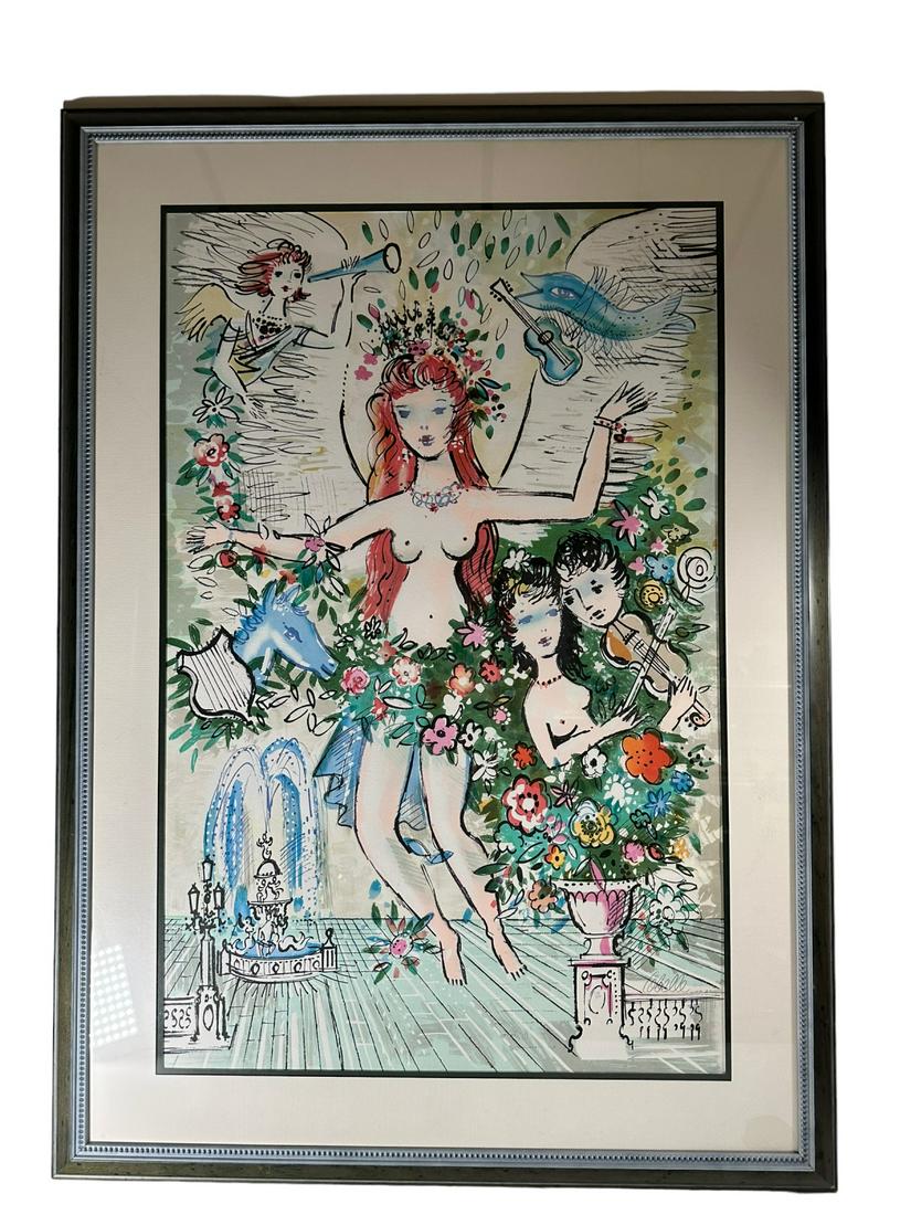 Charles Cobelle (USA1902-1998) Pencil signed Litho (1 of 9)