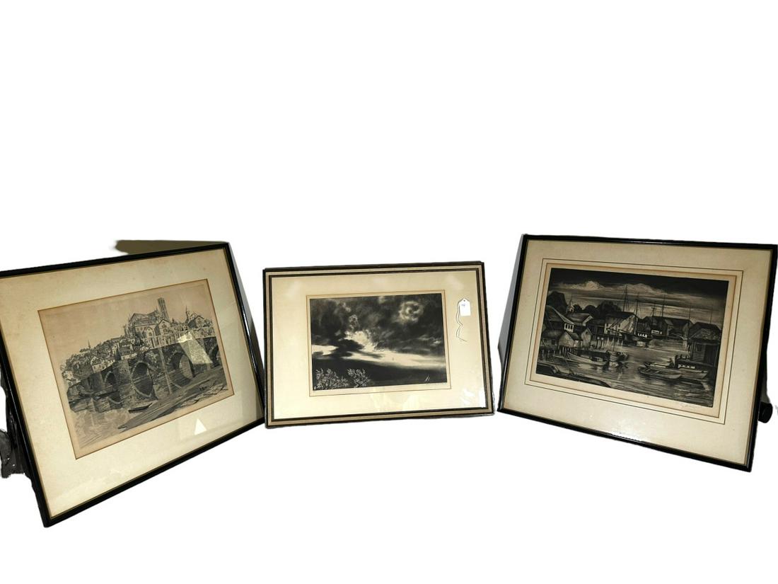 3pc Art Louis Lozowick, John Taylor & Emil Ganso (1 of 20)