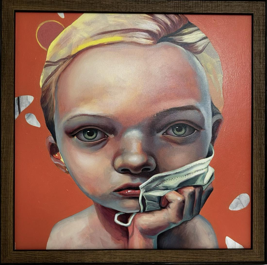 Anne Angelshaug Acrylic on Canvas "Revealed 02" (1 of 6)