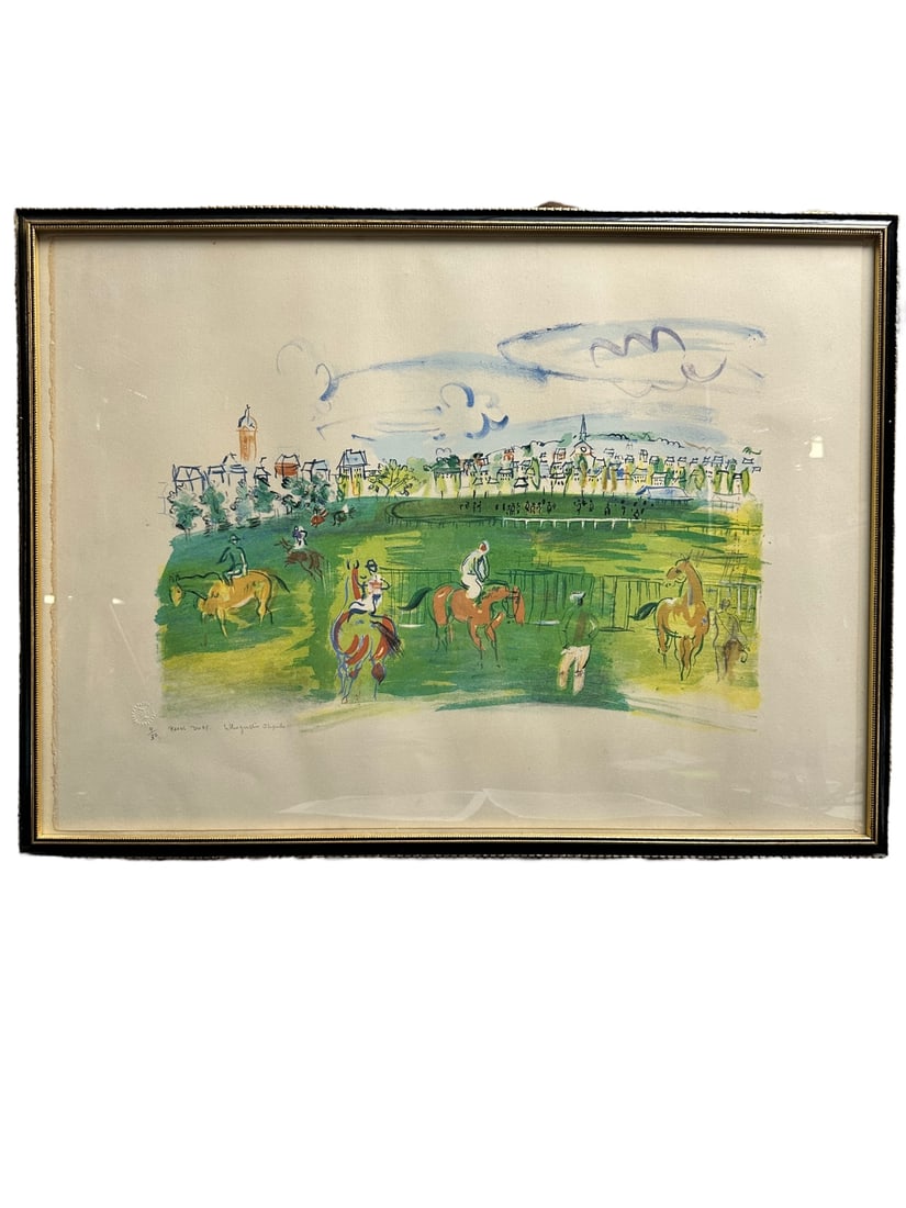Buy Raoul Dufy, Composition, Les Côtes Normandes, Limited Buy Raoul Dufy, Composition, Les Côtes Normandes, Limited
