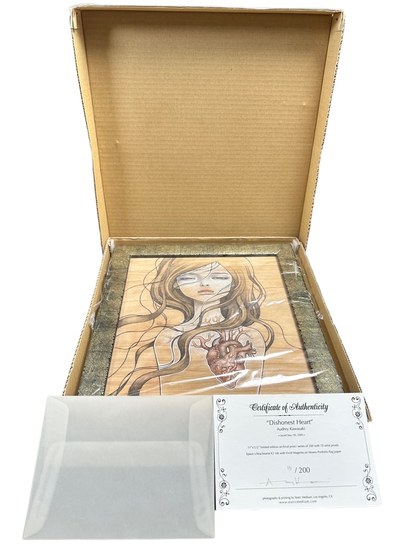 Audrey Kawasaki "Dishonest Heart" 2009 #15/200 COA (1 of 9)