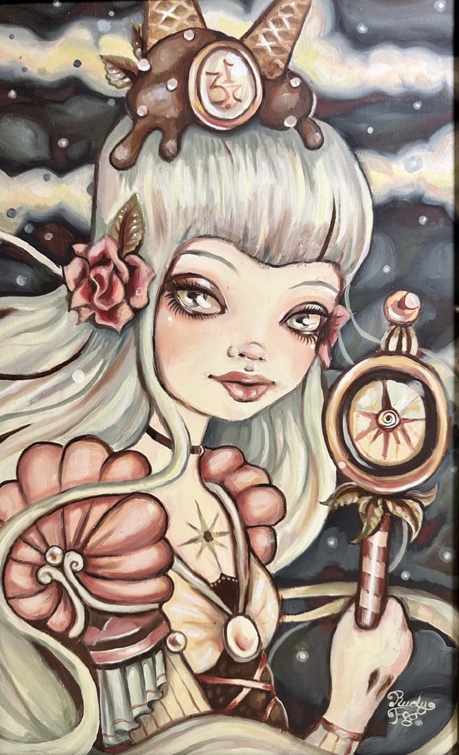 Rudy Fig "Princess Orion" Oil on Panel 2009 (1 of 5)