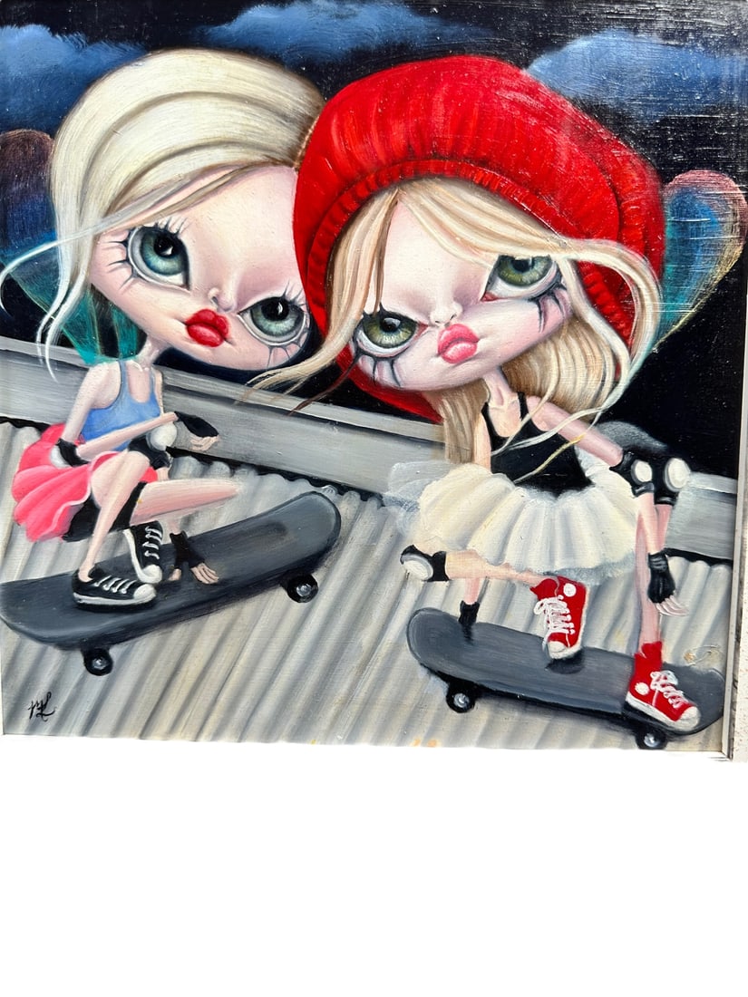 Marie Larkin "Sweets & Sass" Oil on Comp Board (1 of 9)