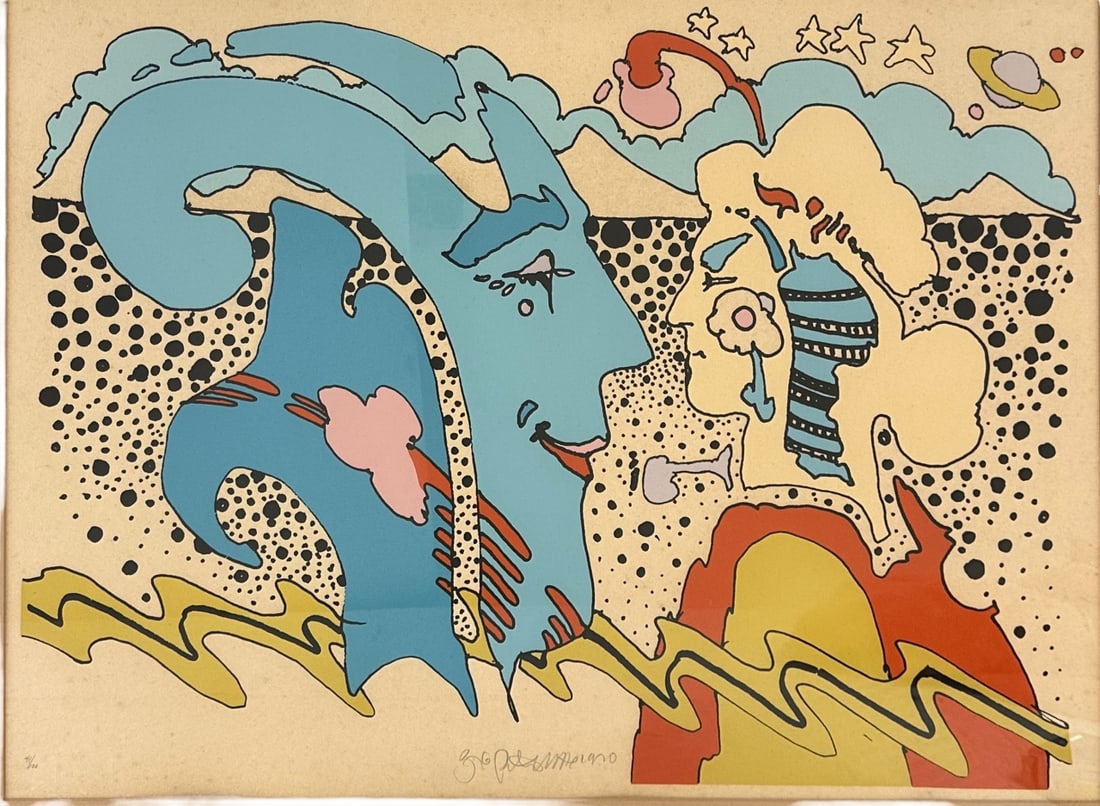 Peter Max 1970 "Cosmic Thoughts" #41/100 (1 of 14)