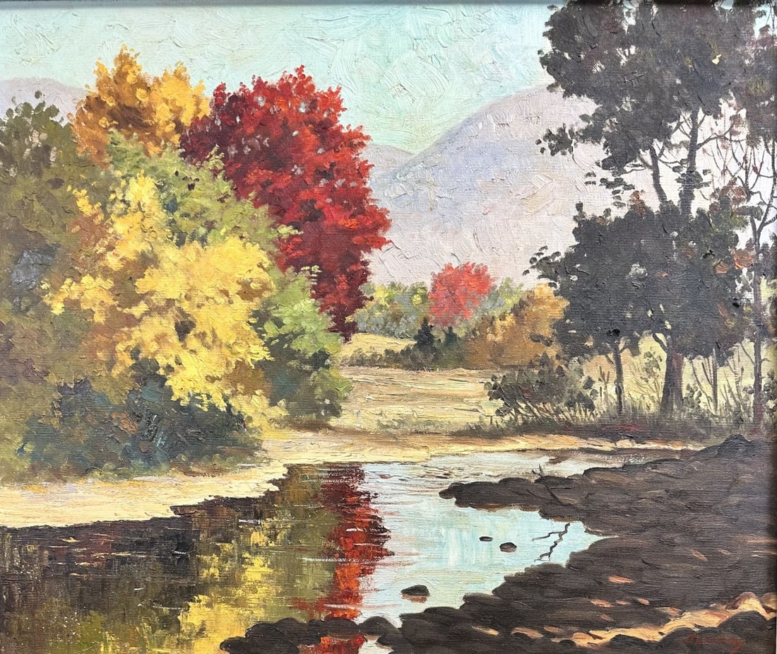 Richard Jeffery Oil on Canvas "Fall" (1 of 8)