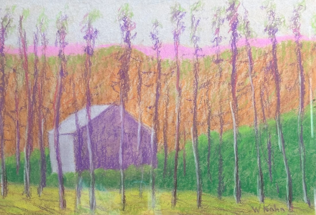 Wolf Kahn (Am/German 1927-2020) Pastel (1 of 9)
