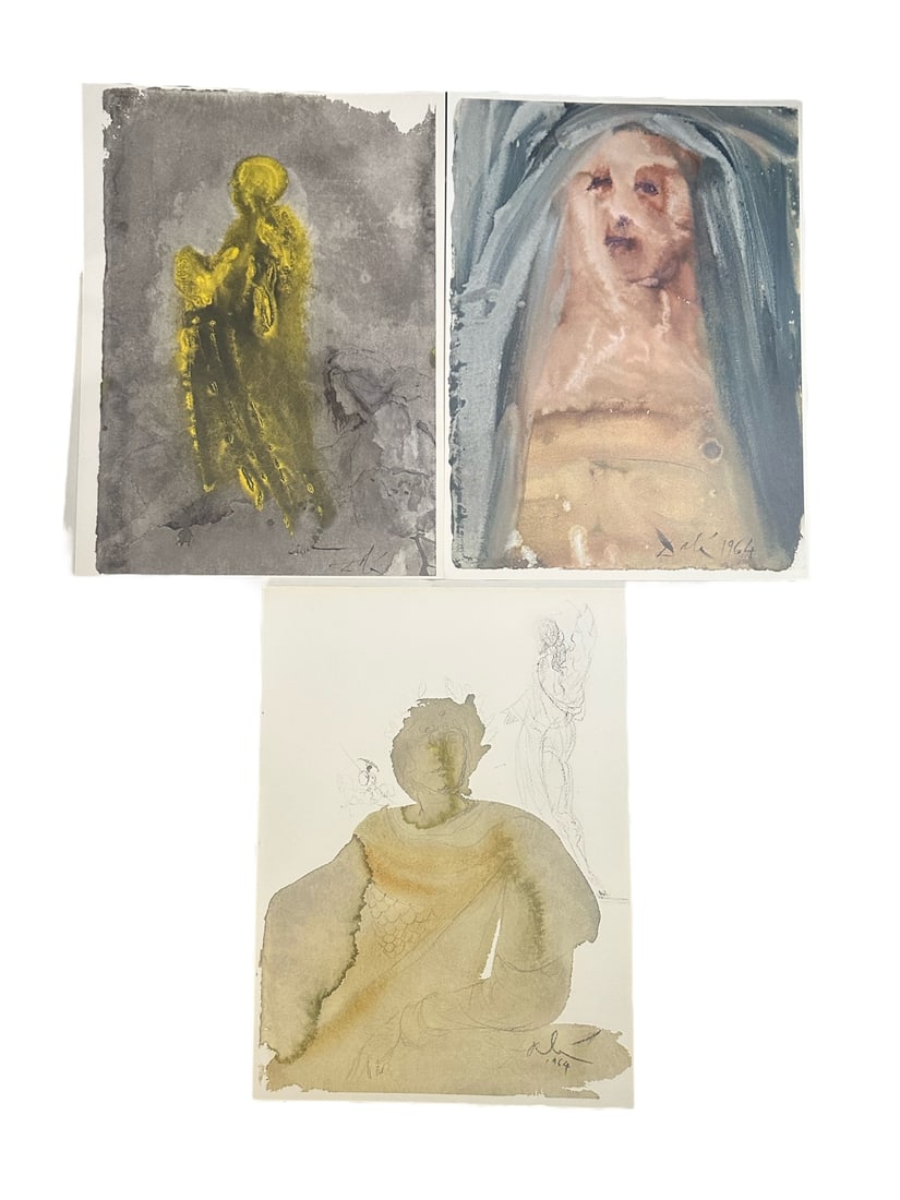 3 Pieces by Salvador Dali, lithographs, special edition. These are in a larger envelope. On the (1 of 20)