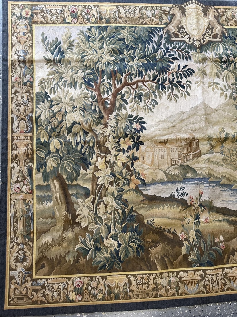 18th Century/19th Century Aubusson Tapestry Galerie Jabert. Excellent condition. Measures 60" x 78". (1 of 11)