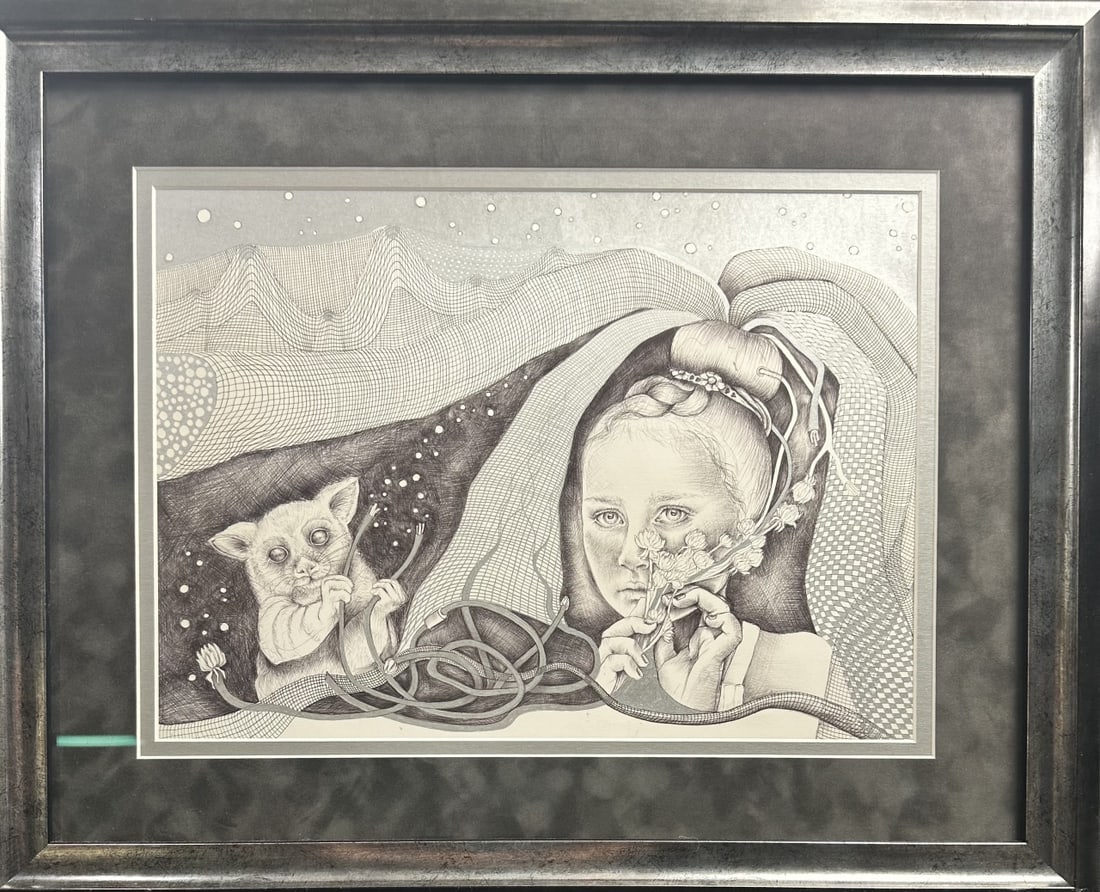 Artist Unknown Pencil Graphite Drawing (1 of 10)