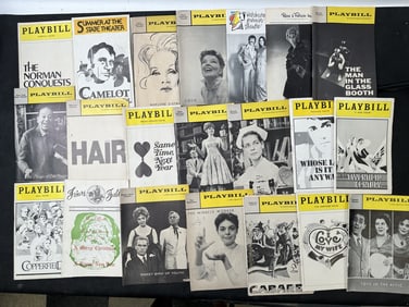 202pcs Playbill, Showcase, Lincoln Center & More