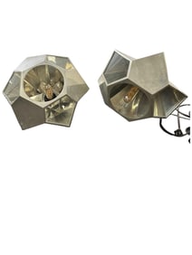 Pr Thomas Bastide Baccarat Pendant Lights Rare