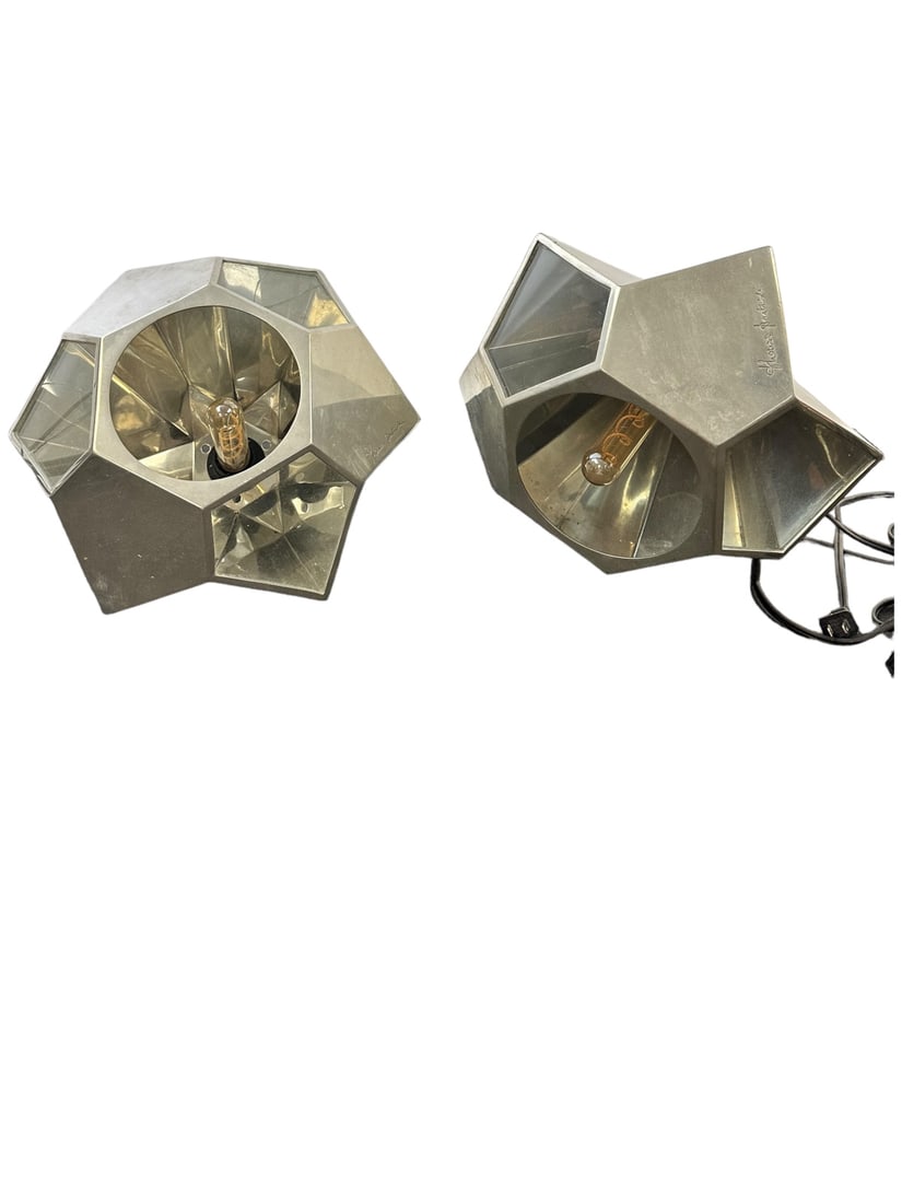 Pr Thomas Bastide Baccarat Pendant Lights Rare (1 of 13)